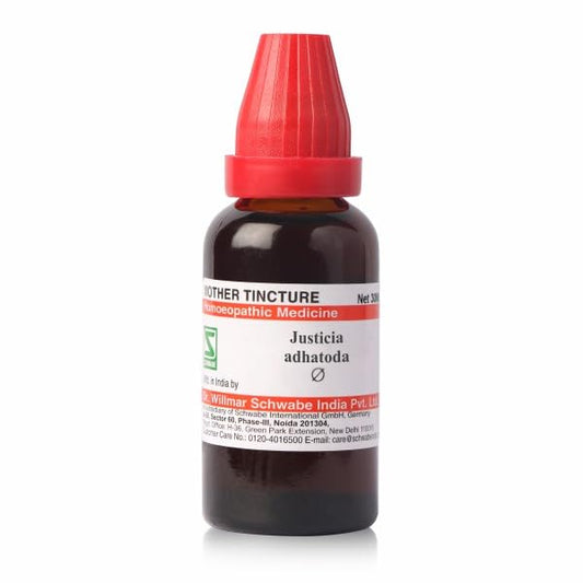 Dr Willmar Schwabe India Justicia adhatoda Mother Tincture (Q) (30ml) for cough headache