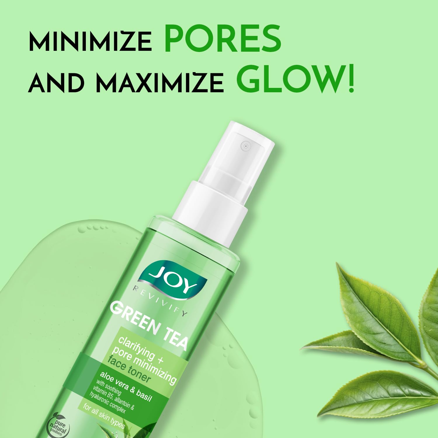 Joy Clarifying & Pore Minimizing Green Tea Face Toner (150ml)