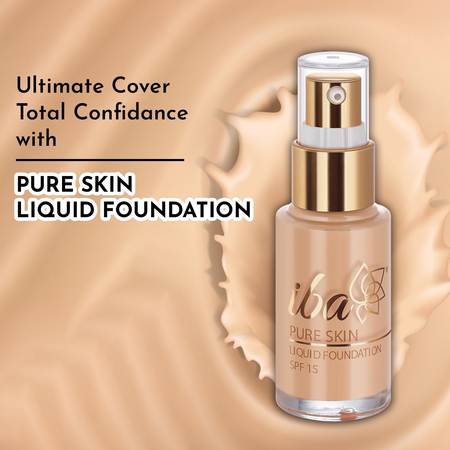 Iba Pure Skin Liquid Foundation - Golden Beige 30ml
