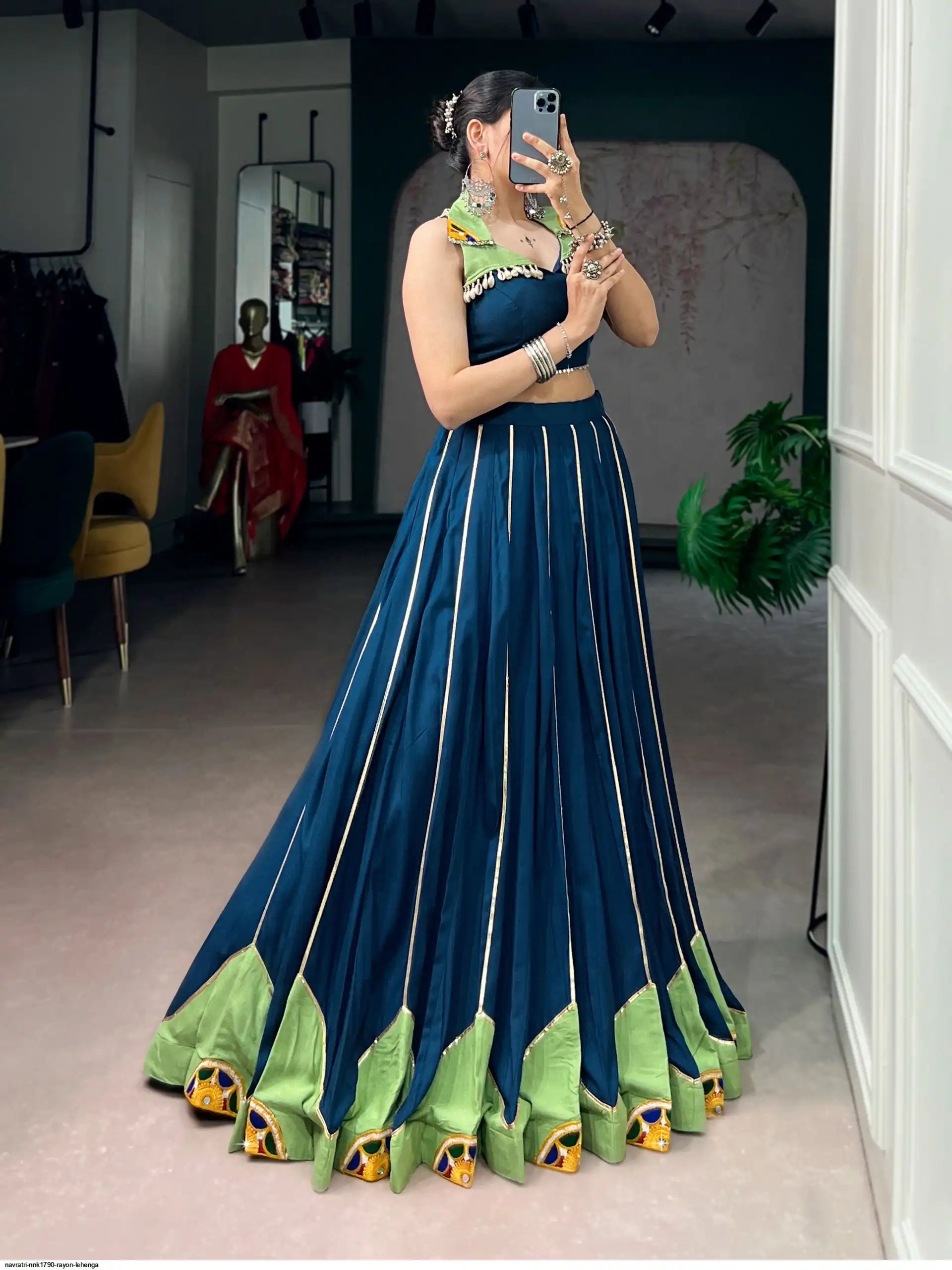 NAVRATRI NNK1790 RAYON LEHENGA