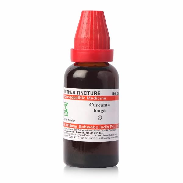Dr Willmar Schwabe India Curcuma Longa Mother Tincture (Q) (30ml) for itching eczema skin diseases urinary tract diseases