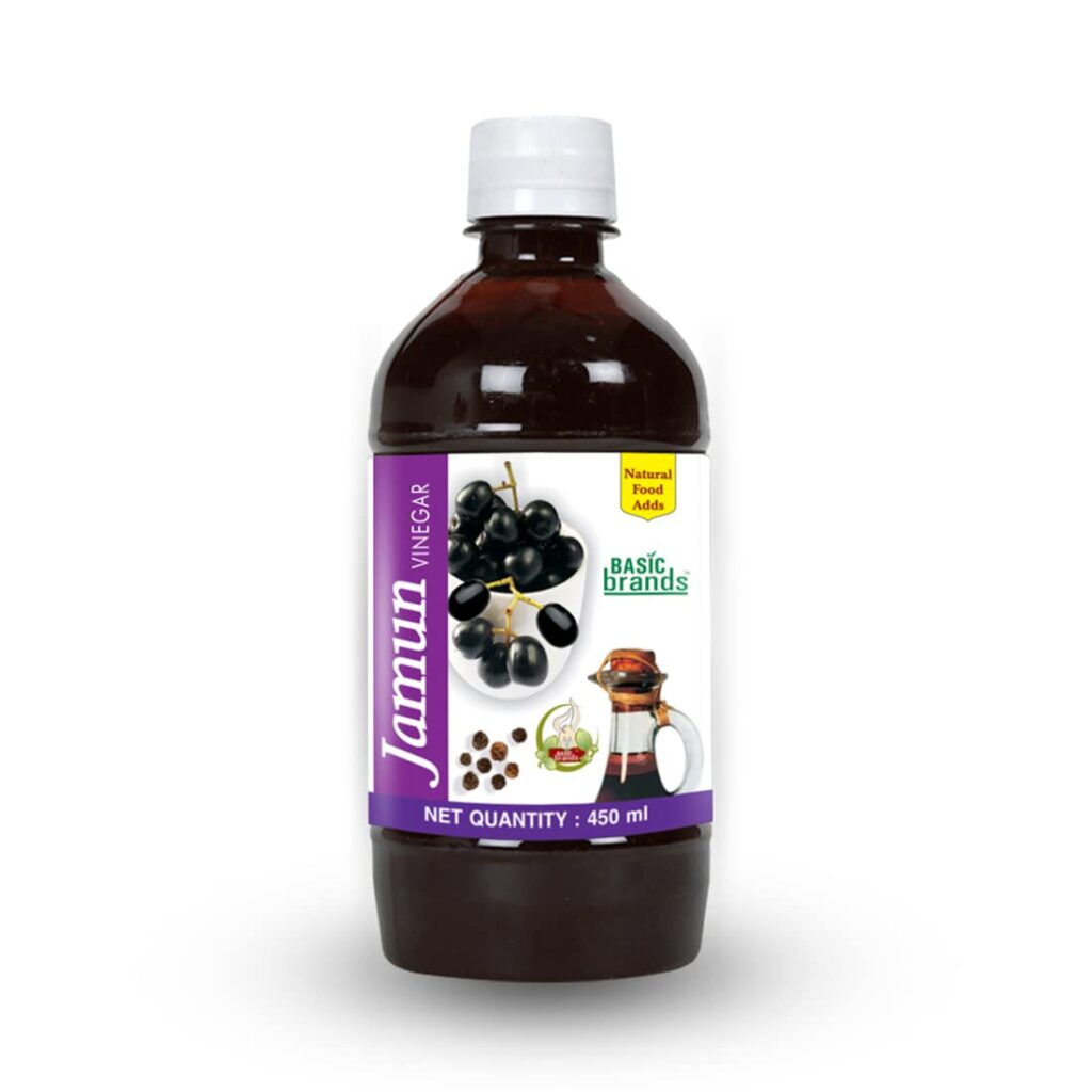 Basic Ayurveda Jamun Vinegar 450 ml For diabetes, digestive system, bowel movement