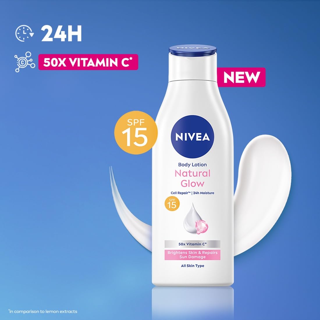 Nivea Body Lotion Natural Glow Cell Repair - 200 ml