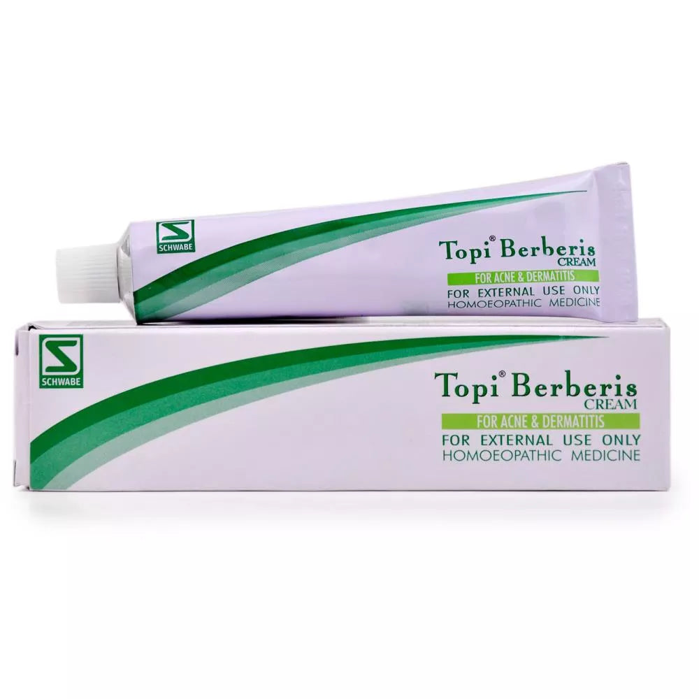 Dr Willmar Schwabe India Homoeopathic Topi Berberies Cream (25gm) for allergic itching redness eczema