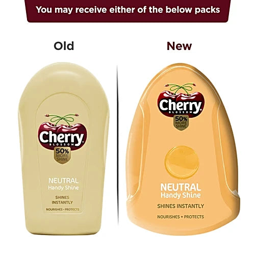 Cherry Blossom Neutral Handy Shine Shoe Shiner Sponge, 4 g
