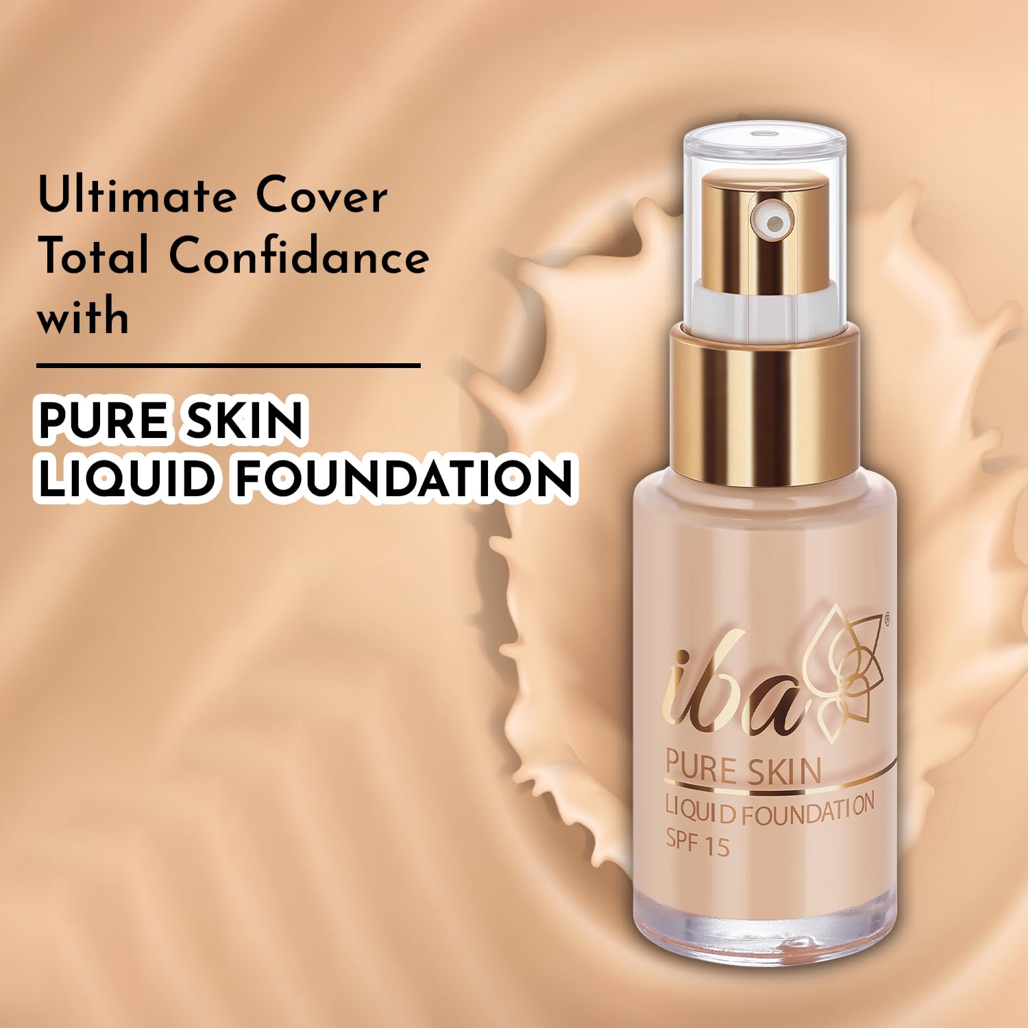 Iba Pure Skin Liquid Foundation - Ivory Fair, 30ml
