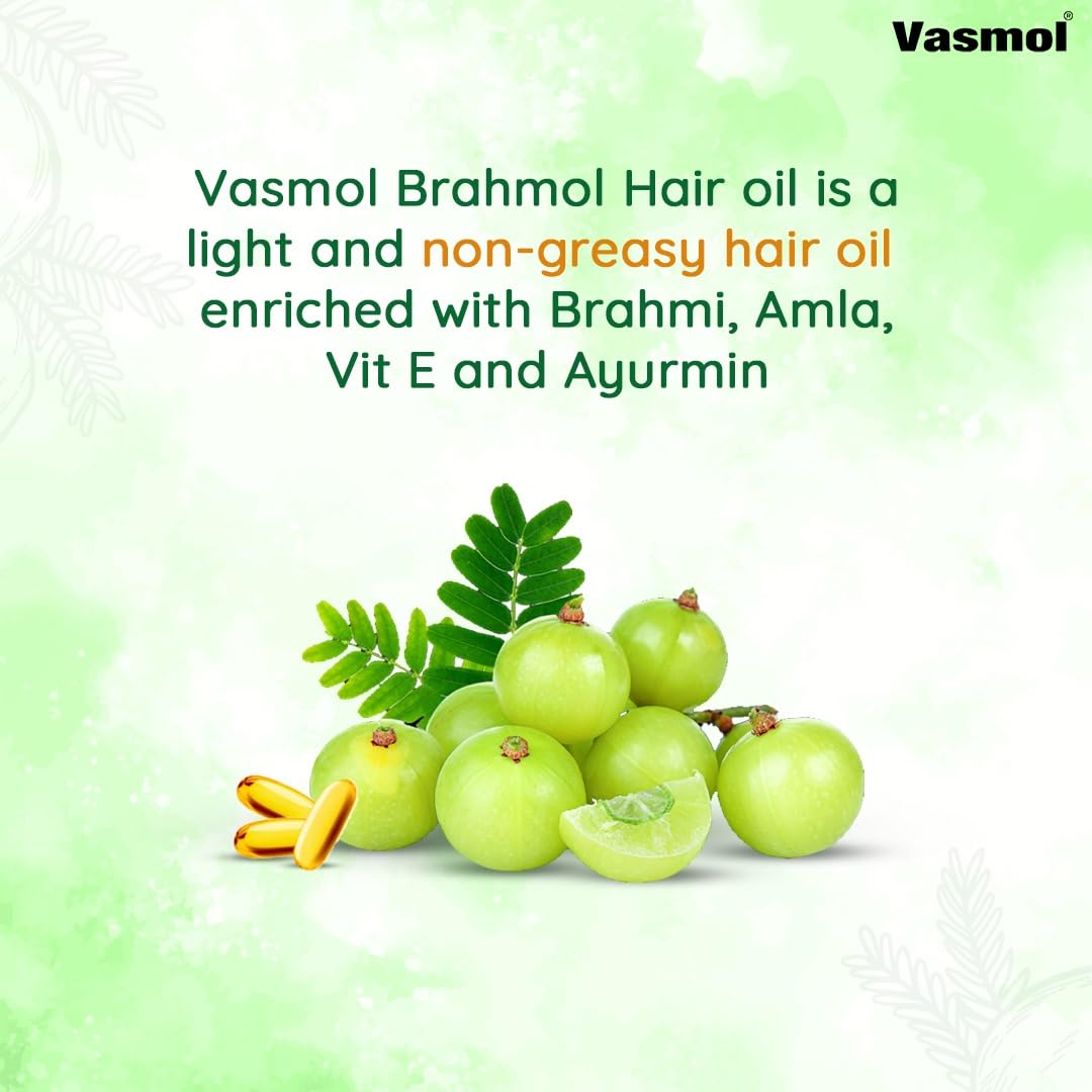 Vasmol Brahmol Hair Oil , 500 ml