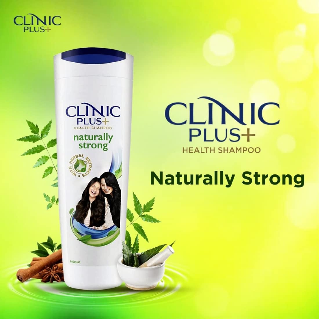 Clinic Plus Naturally Strong Health Shampoo with Herbal Extracts|| 355 ml