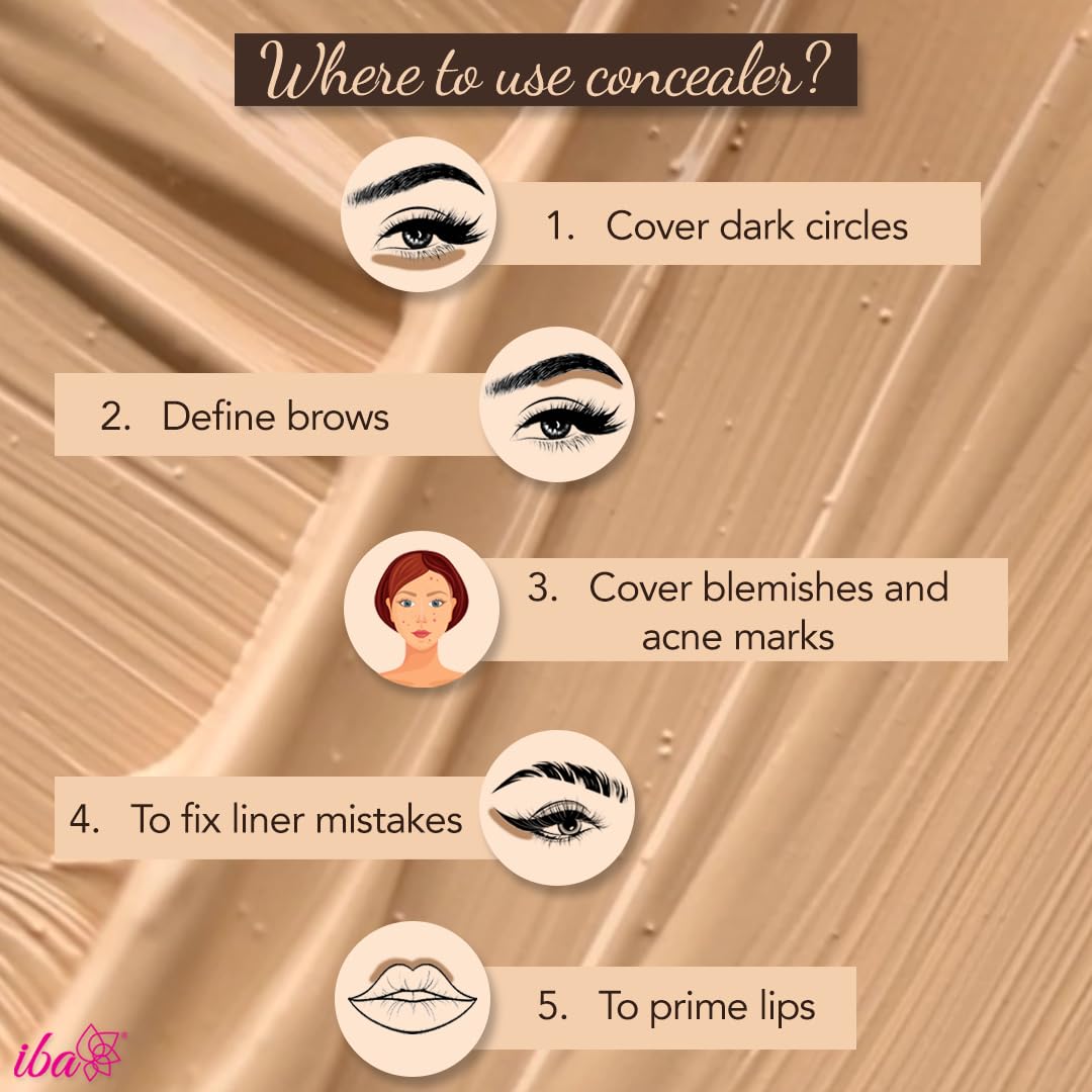 Iba Must Have Waterproof Concealer Matte Finish - Medium 8ml