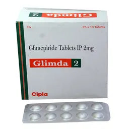 Glimda 2Mg Strip Of 10 Tablets