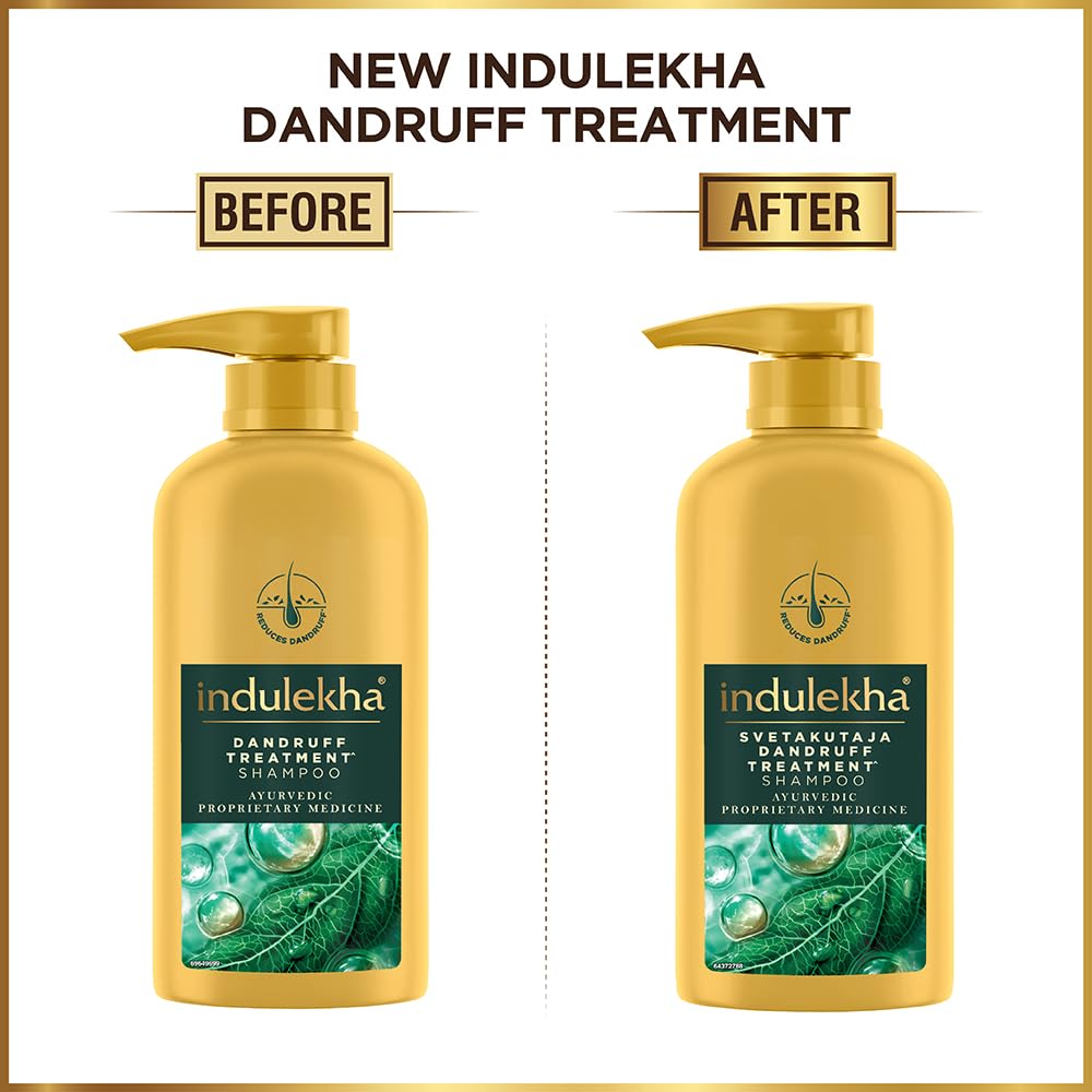 Indulekha Dandruff Treatment Shampoo, 580 ml