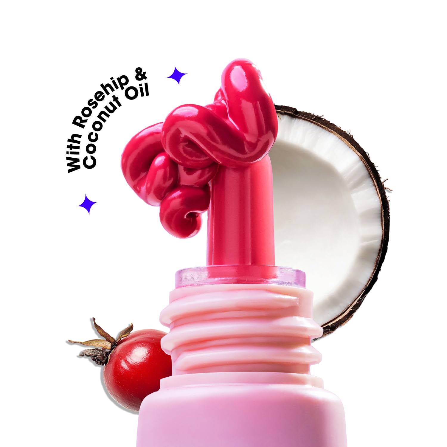 Blue Heaven Pop & Glow Eye & Cheek tint blusher for face makeup, Blush enriched with Rosehip and Coconut oil - Pink Tease, 12ml