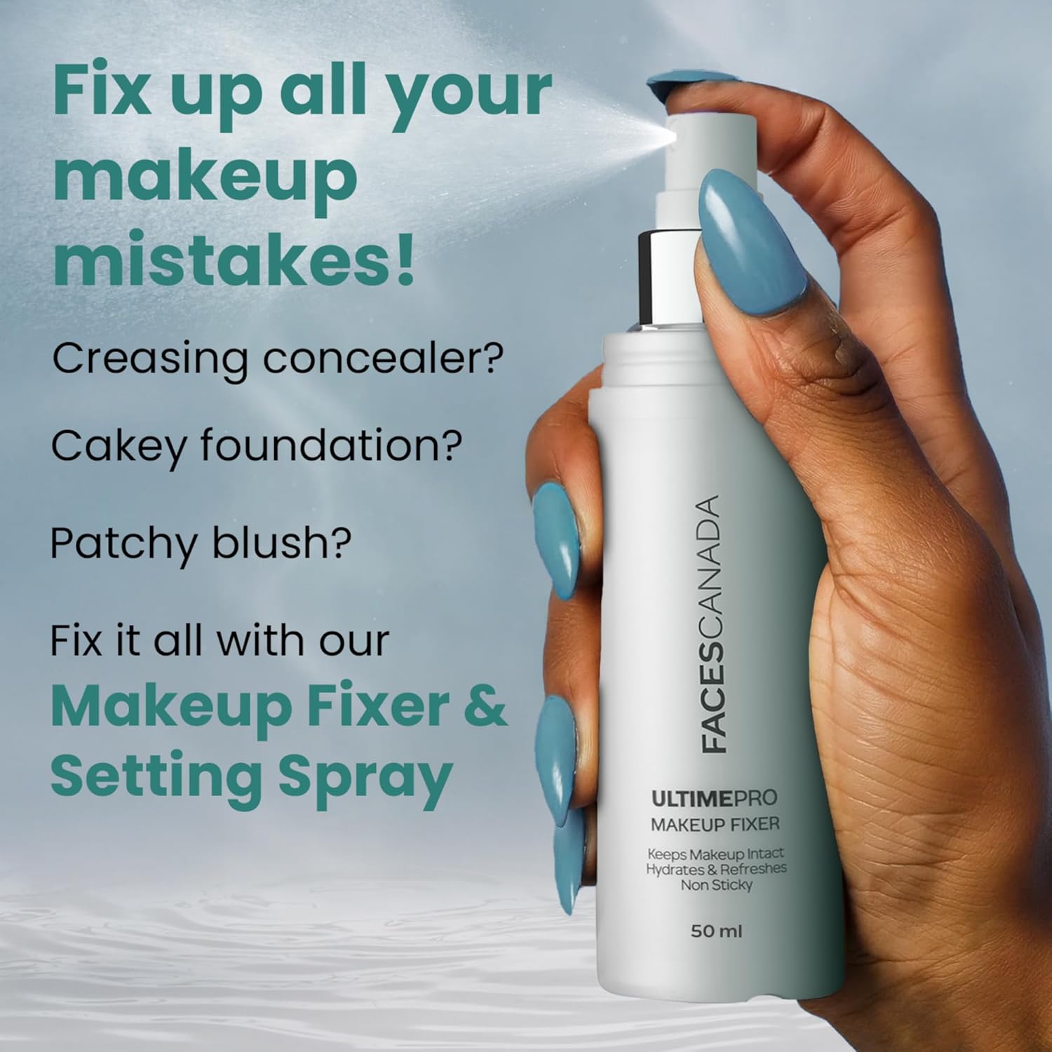 FACESCANADA Ultime Pro Makeup Fixer, 50 Ml