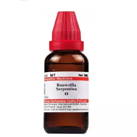 Dr Willmar Schwabe Rauvolfia Serpentina MOTHER TINCTURE 30ml for anxiety sleeping disorders depression diarrhoea