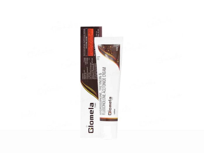 Glomela Cream (20gm) For Skin Tone, Redness, Melasma