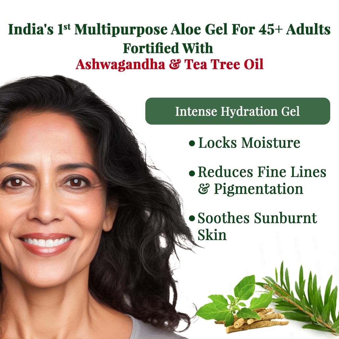 Vansaar 45+ Pure Aloe Vera Gel 500g