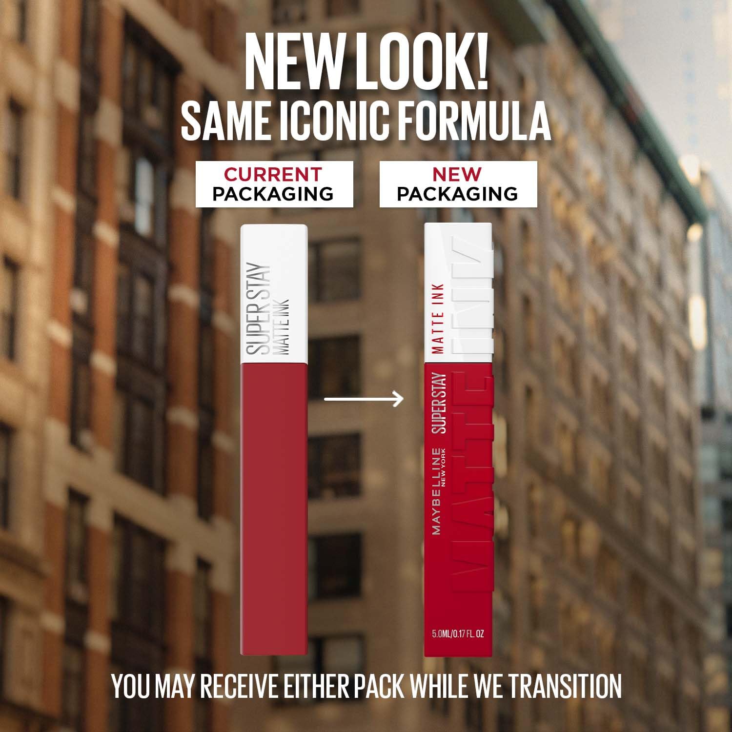 Maybelline New York Liquid Matte Lipstick, Long Lasting, 16hr Wear, Superstay Matte Ink, 20 Pioneer, 5ml