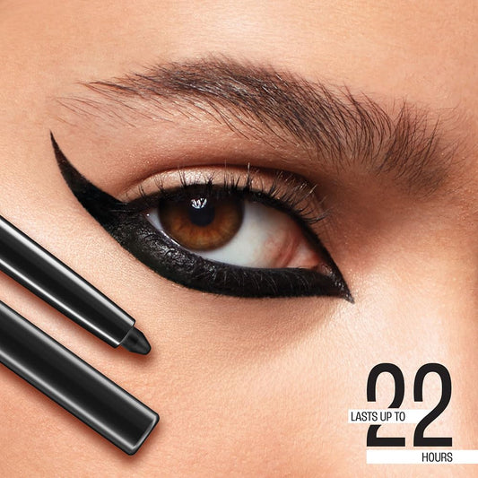 Lakme Eyeconic Insta Cool Kajal|| Black|| Cooling Kohl Liner with Cucumber|| Twist Up Pencil - Waterproof|| Smudge Proof & Long Lasting Eye Makeup|| 0.35 g