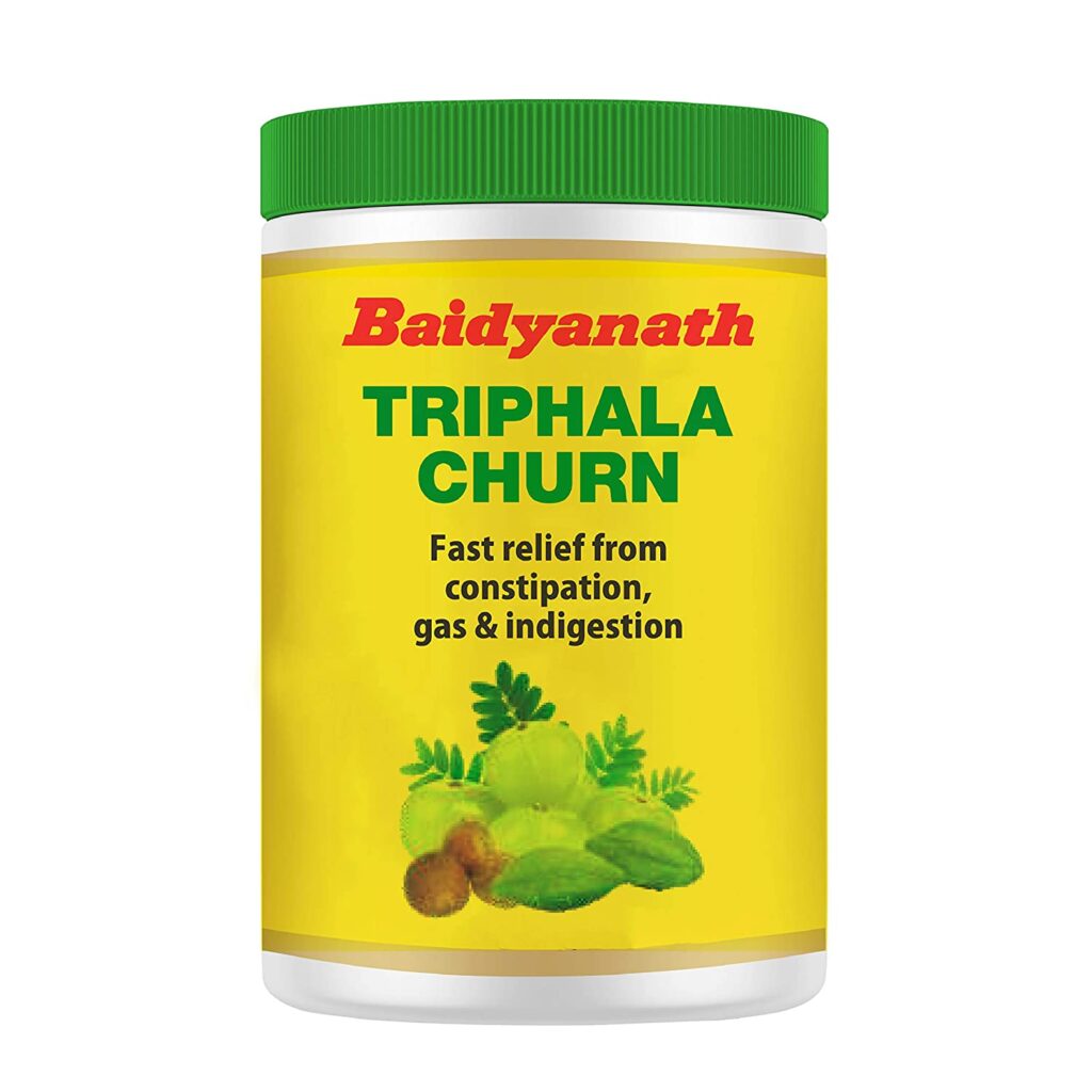 Baidyanath Triphala Churna – 500gms | For Constipation, Quick Acidity and Gas Relief