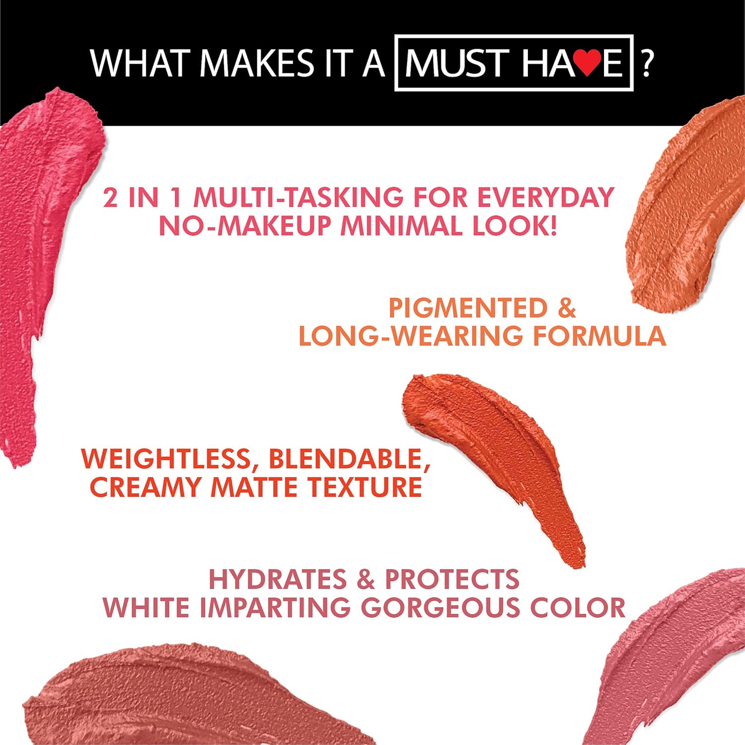 Iba Must Have Everyday Lip & Cheek Tint - Hint of Red, 8g