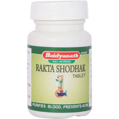 Baidyanath Raktashodhak Bati (50tab) for skin diseases, constipation