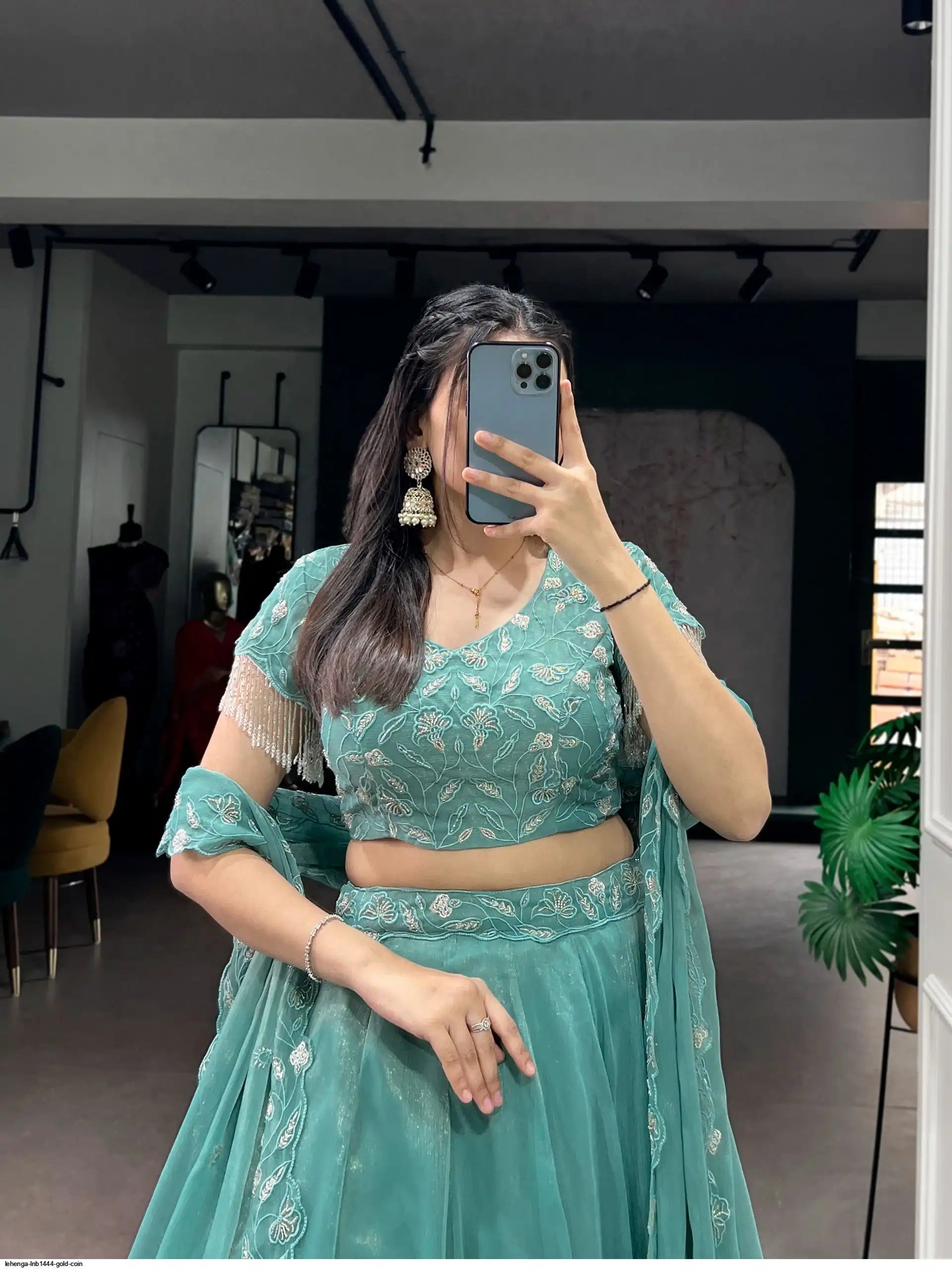 LEHENGA LNB1444 GOLD COIN