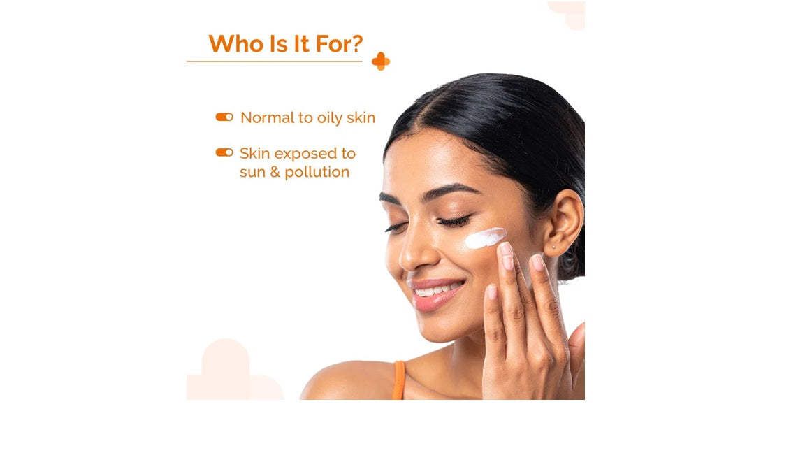 The Derma Co 1% Hyaluronic Sunscreen Aqua Gel SPF 50 PA++++ 80 gm