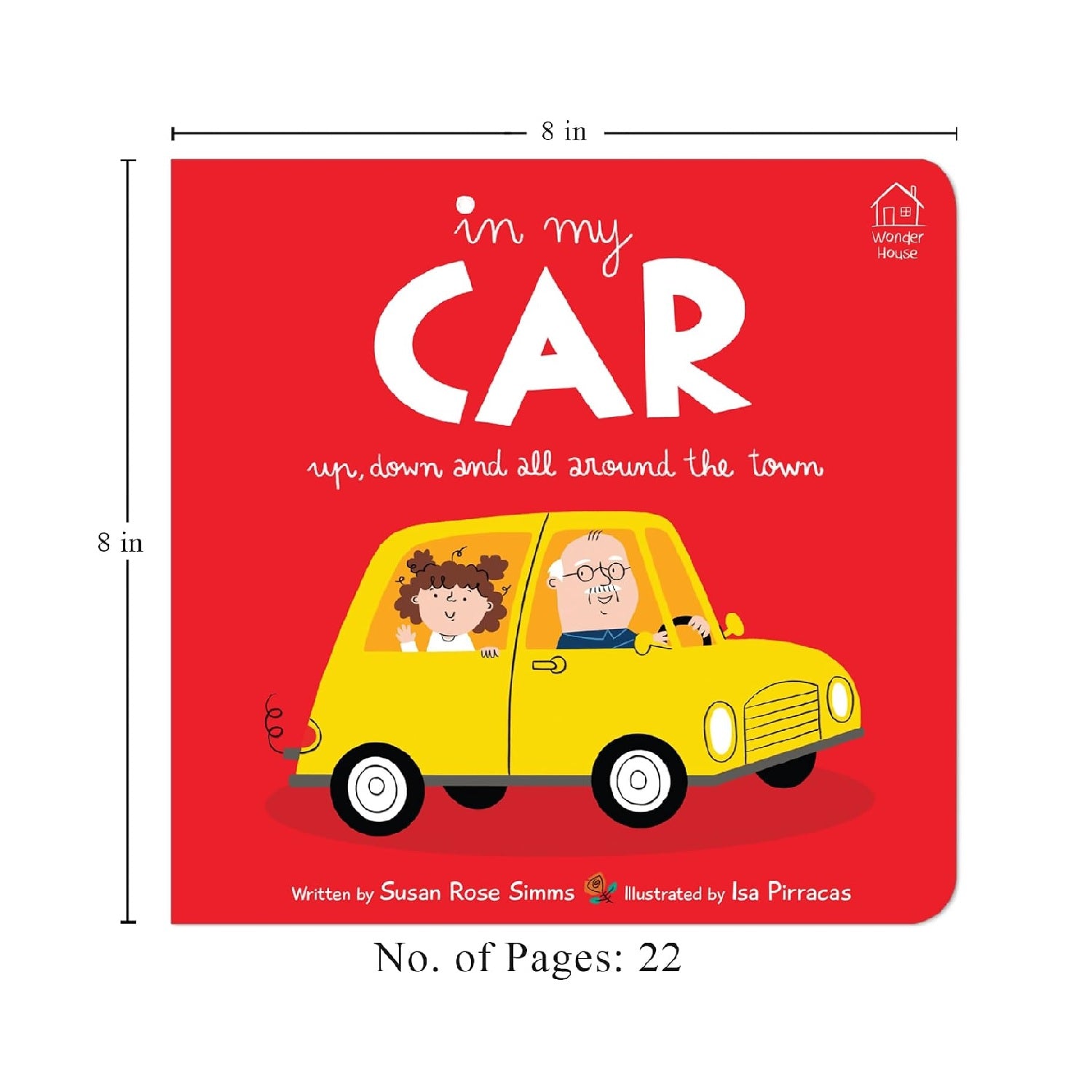 In My Car: Up, Down and All Around the Town – Interactive Board Book for Kids |  Board Book