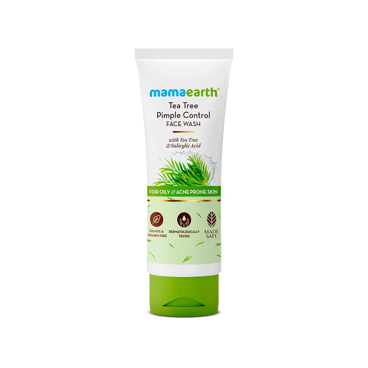 Mamaearth Tea Tree Pimple Control, Anti Acne Face Wash with Tea Tree & Salicylic for Oily & Acne-Prone Skin - 100 ml