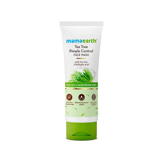Mamaearth Tea Tree Pimple Control, Anti Acne Face Wash with Tea Tree & Salicylic for Oily & Acne-Prone Skin - 100 ml