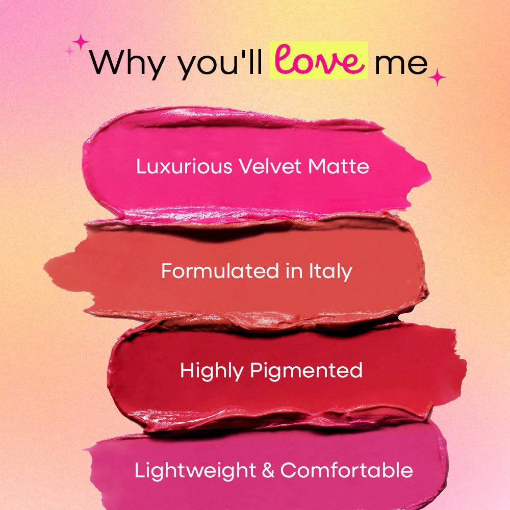 Nykaa Matte Luxe Lipstick - Retail Therapy (4.2g)