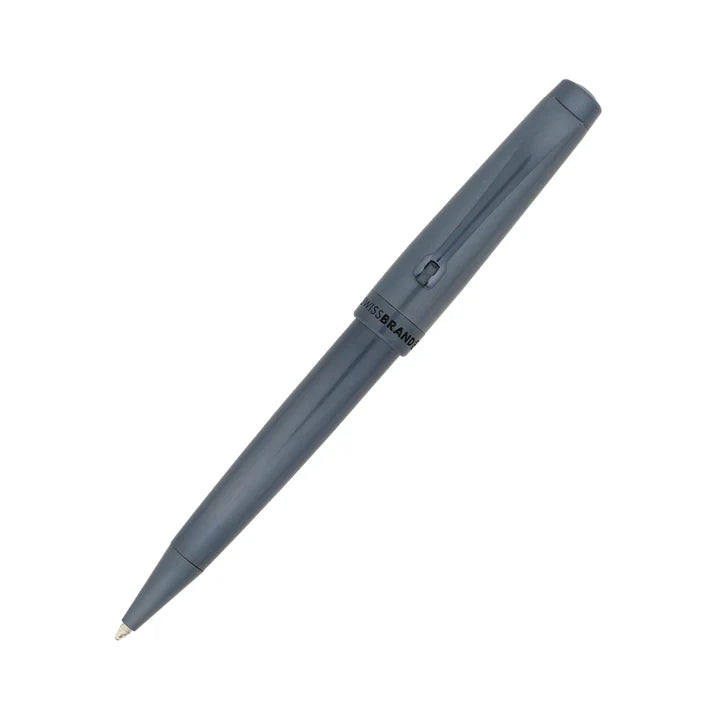 SWISSBRAND Echelon 2517 Matte blue Ballpoint Pen with blue trim