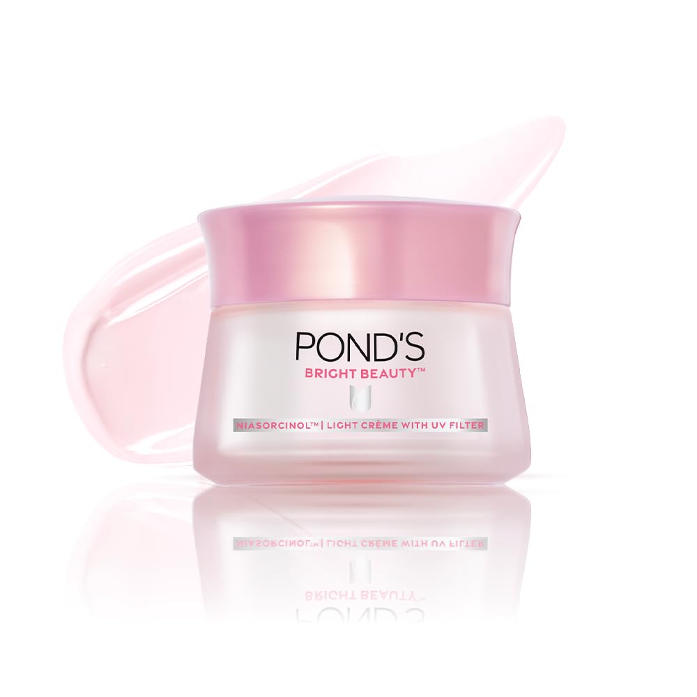 Pond's Bright Beauty Light Cream with UV Filter | Niasorcinol | 100x Better than Vitamin C | Niacinamide