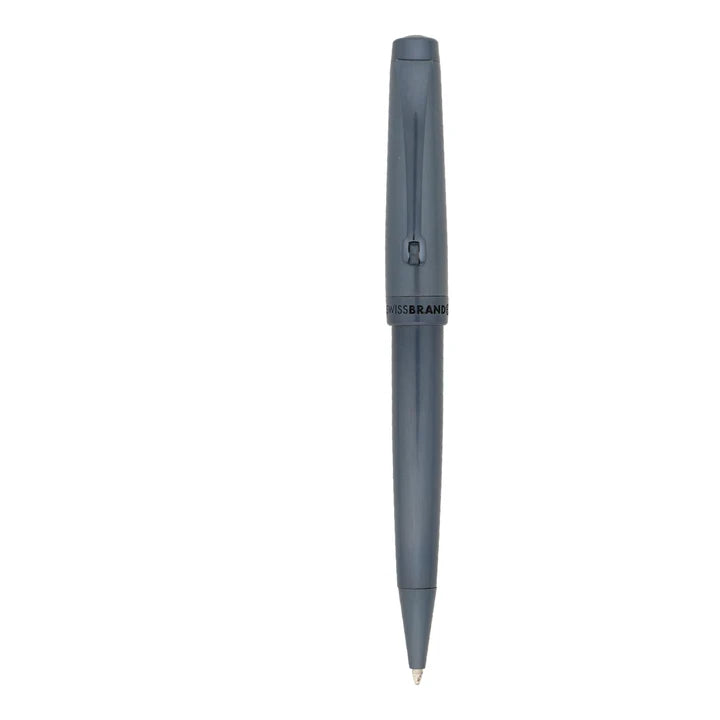 SWISSBRAND Echelon 2517 Matte blue Ballpoint Pen with blue trim
