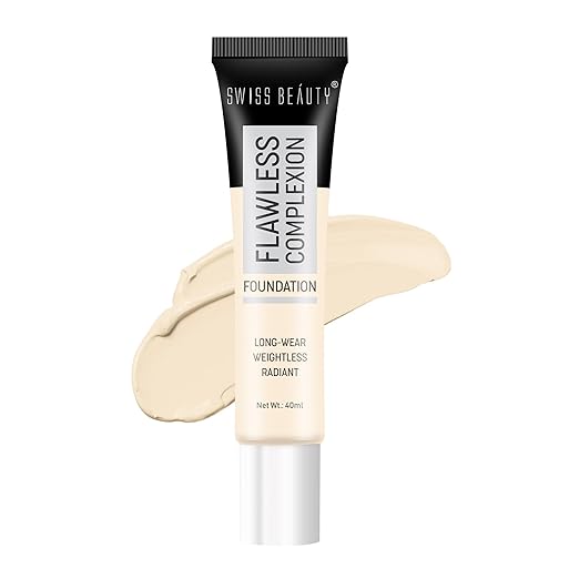 Swiss Beauty Pearl Illuminator Foundation, Face Makeup, Shade- Rose Ivory, 35Gm
