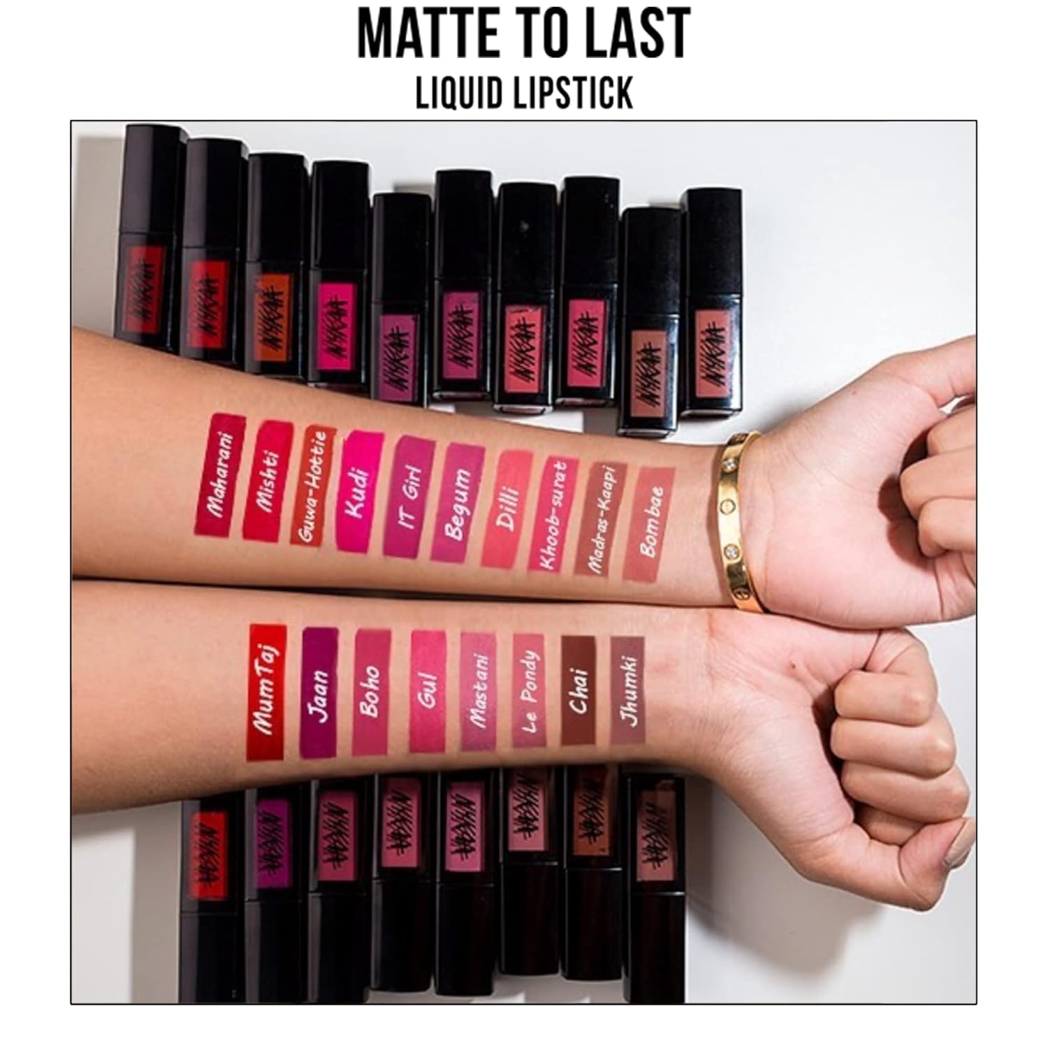 Nykaa Matte To Last ! Liquid Lipstick - Maharani 02 (5ml)
