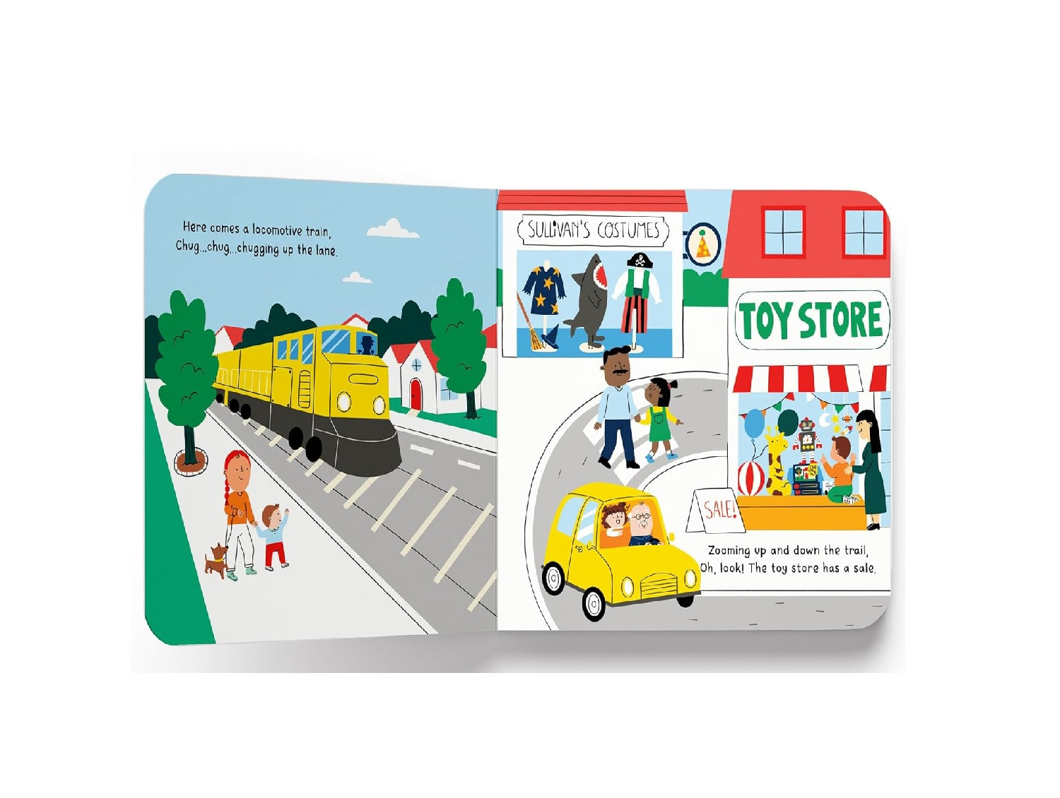 In My Car: Up, Down and All Around the Town – Interactive Board Book for Kids |  Board Book