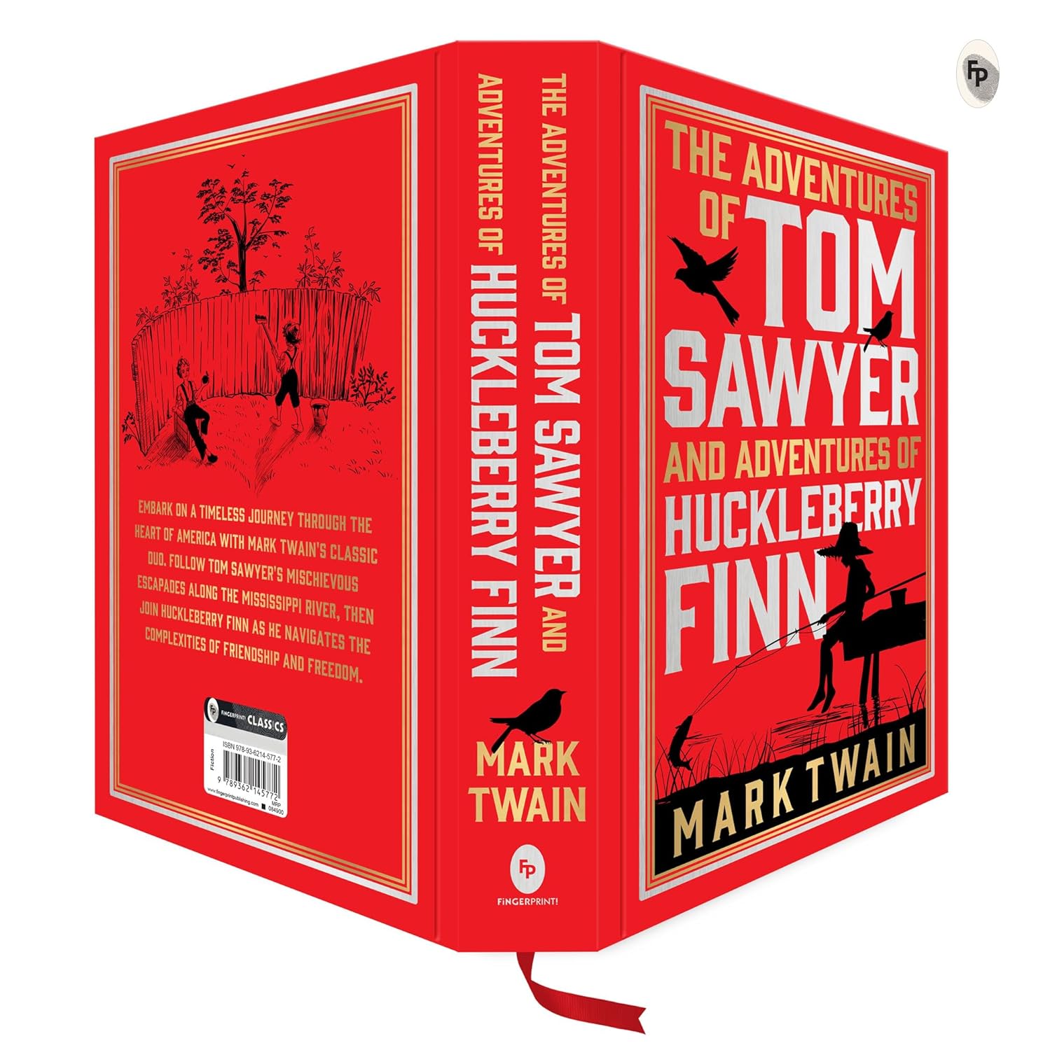 The Adventures of Tom Sawyer & Adventures of Huckleberry Finn | Hardcover Book