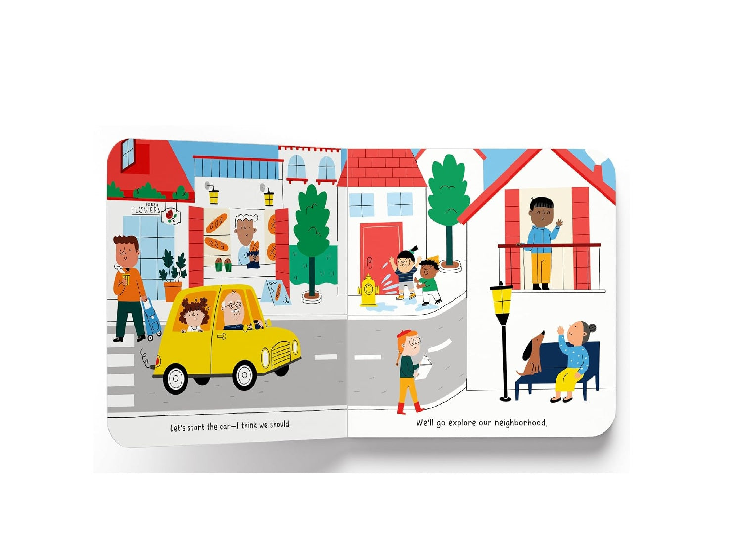 In My Car: Up, Down and All Around the Town – Interactive Board Book for Kids |  Board Book