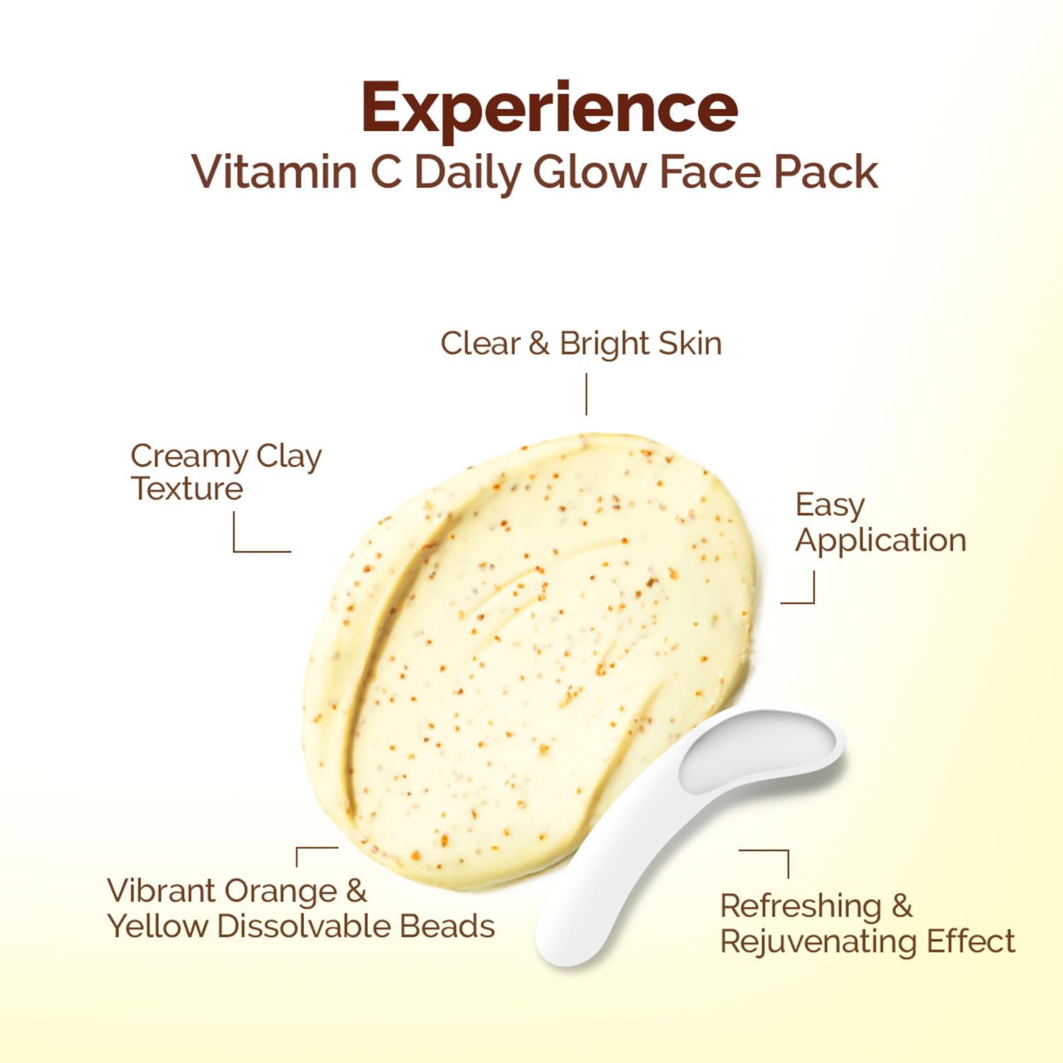 Mamaearth Vitamin C Daily Glow Face Pack with Vitamin C & Turmeric for Illuminating Skin - 100 g