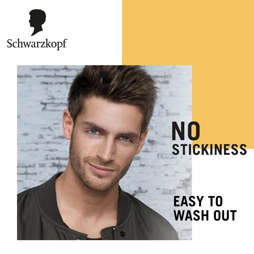 Schwarzkopf Taft Wet Hair Gel, 24-hour wet look effect, Extra Hold 3 with no stickiness