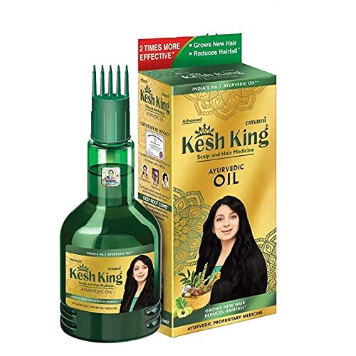 Emami Kesh King Ayurvedic Scalp And Medicine Grows New Hair Reduces Hair fall Capsule (4 Box X 30) + Hair Oil (100 ml)
