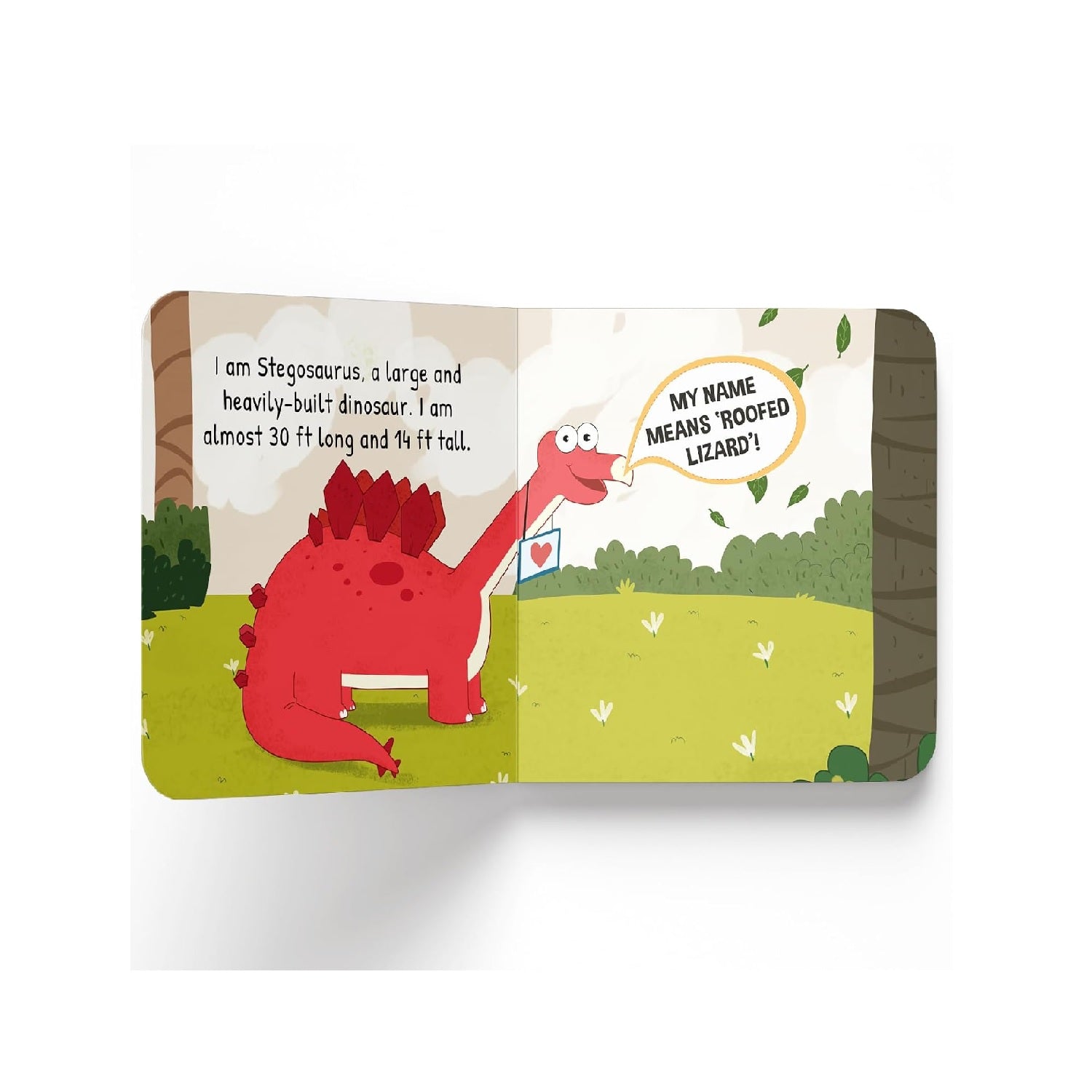 Stegosaurus – My First Dino Board Book: Illustrated Dinosaur Picture Book for Kids  | Board Book