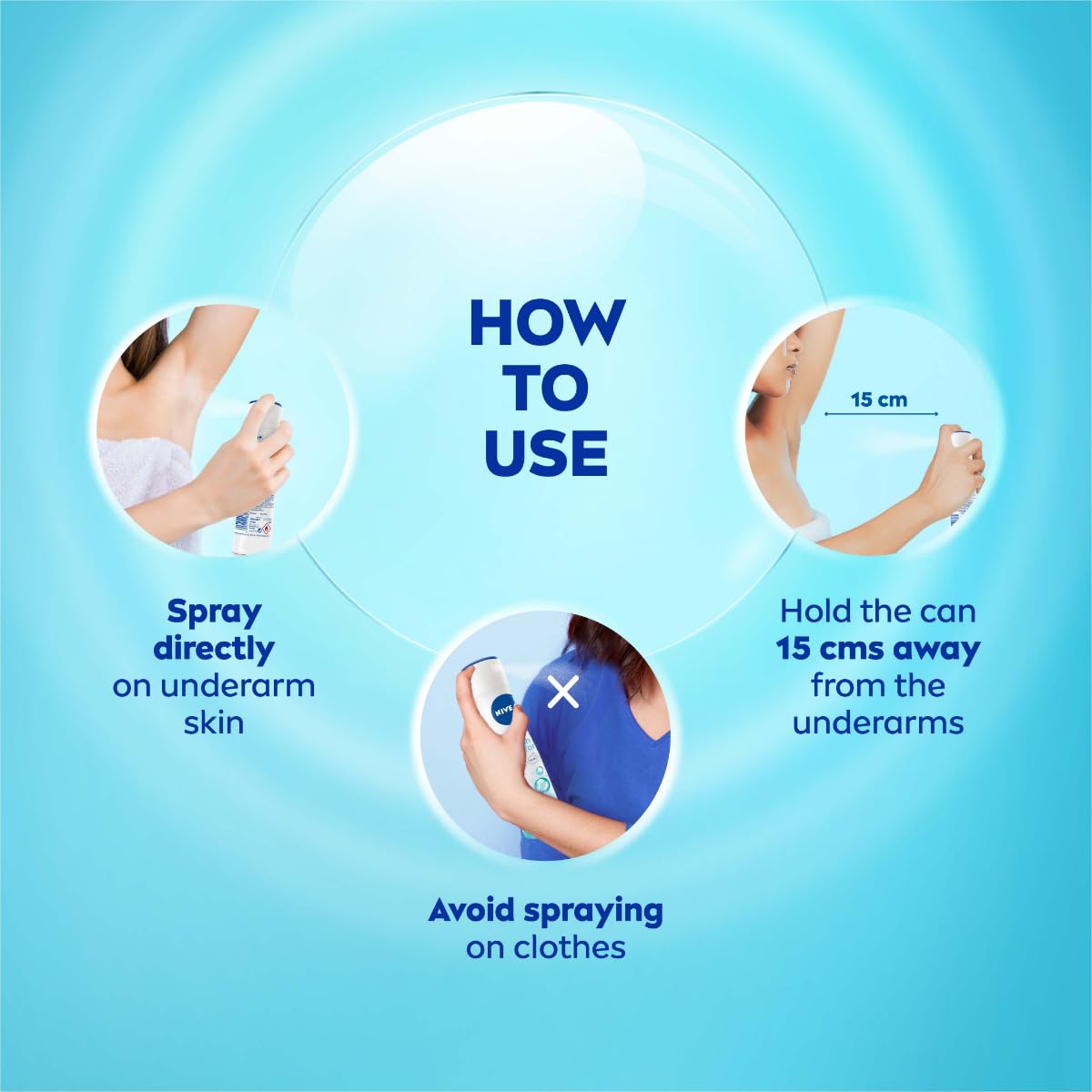 NIVEA Fresh Comfort Deodorant, 150ml | 48 H Smooth & Beautiful Underarms