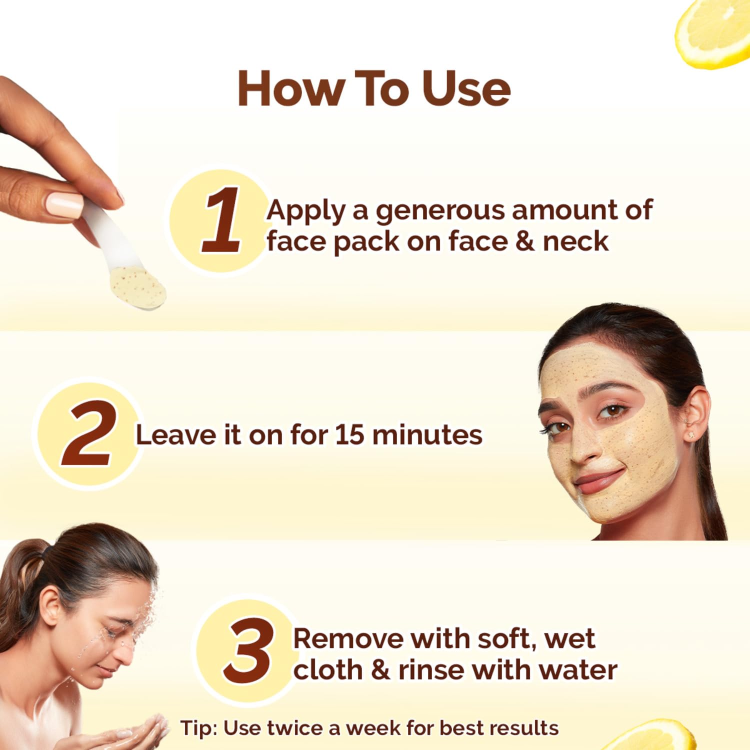 Mamaearth Vitamin C Daily Glow Face Pack with Vitamin C & Turmeric for Illuminating Skin - 100 g