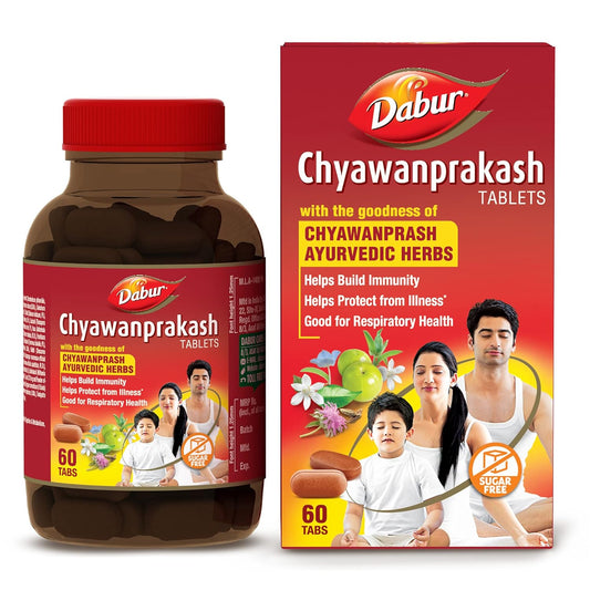 Dabur Chyawanprakash Tablet – 60 tabs | Sugar free | For immunity, illness, respiratory health