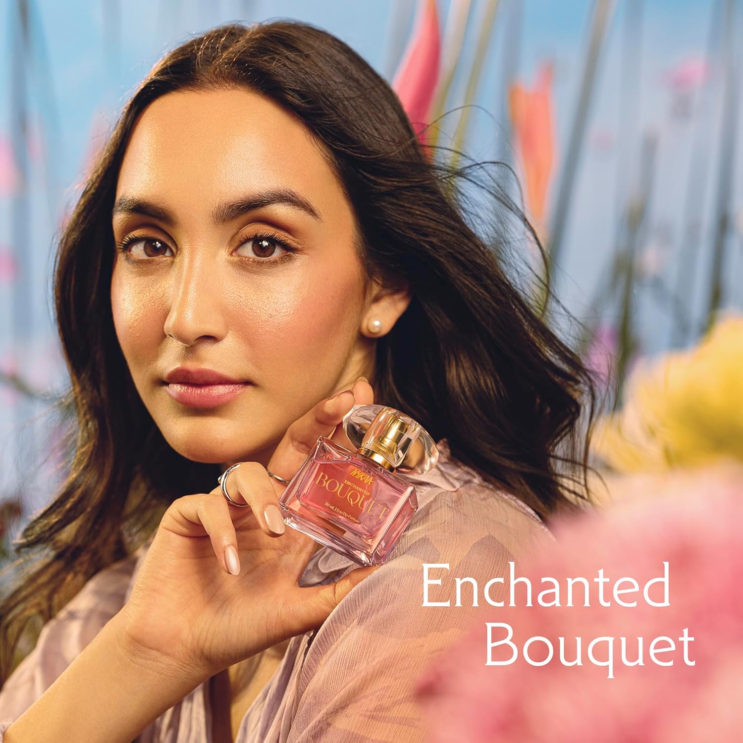 Nykaa Enchanted Bouquet Long Lasting EDP| Fruity Floral Perfume for Women | Day to Night Fragrance | Peony & Strawberry| Everyday Perfume for Her | Travel Friendly Size