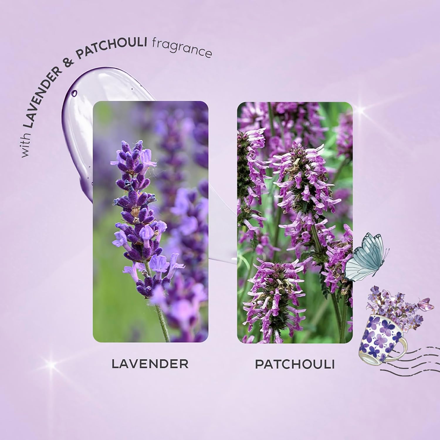 Nykaa Wanderlust French Lavender Body & Hair Fine Fragrance I Perfume Mist for Women – 200 ml |Lavender and Patchouli Perfume |