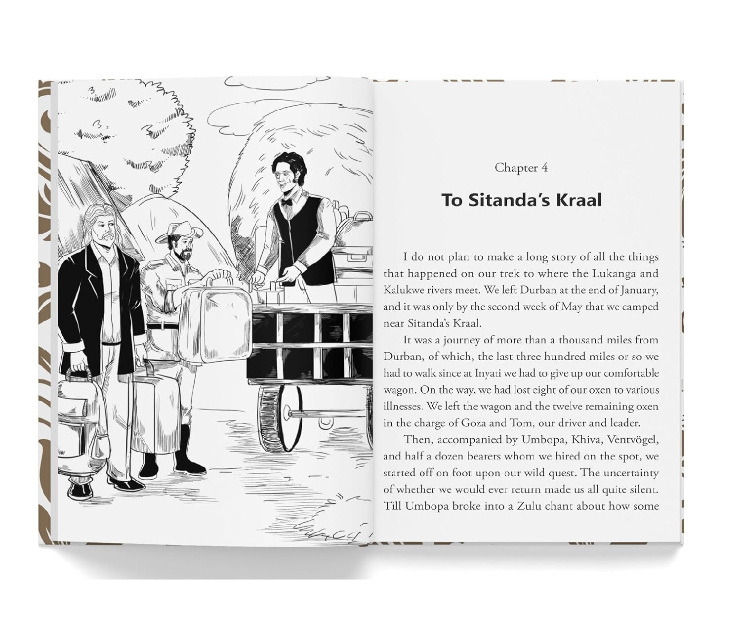 King Solomon's Mines : Illustrated Abridged Children Classics English Novel with Review Questions Hardcover  Book