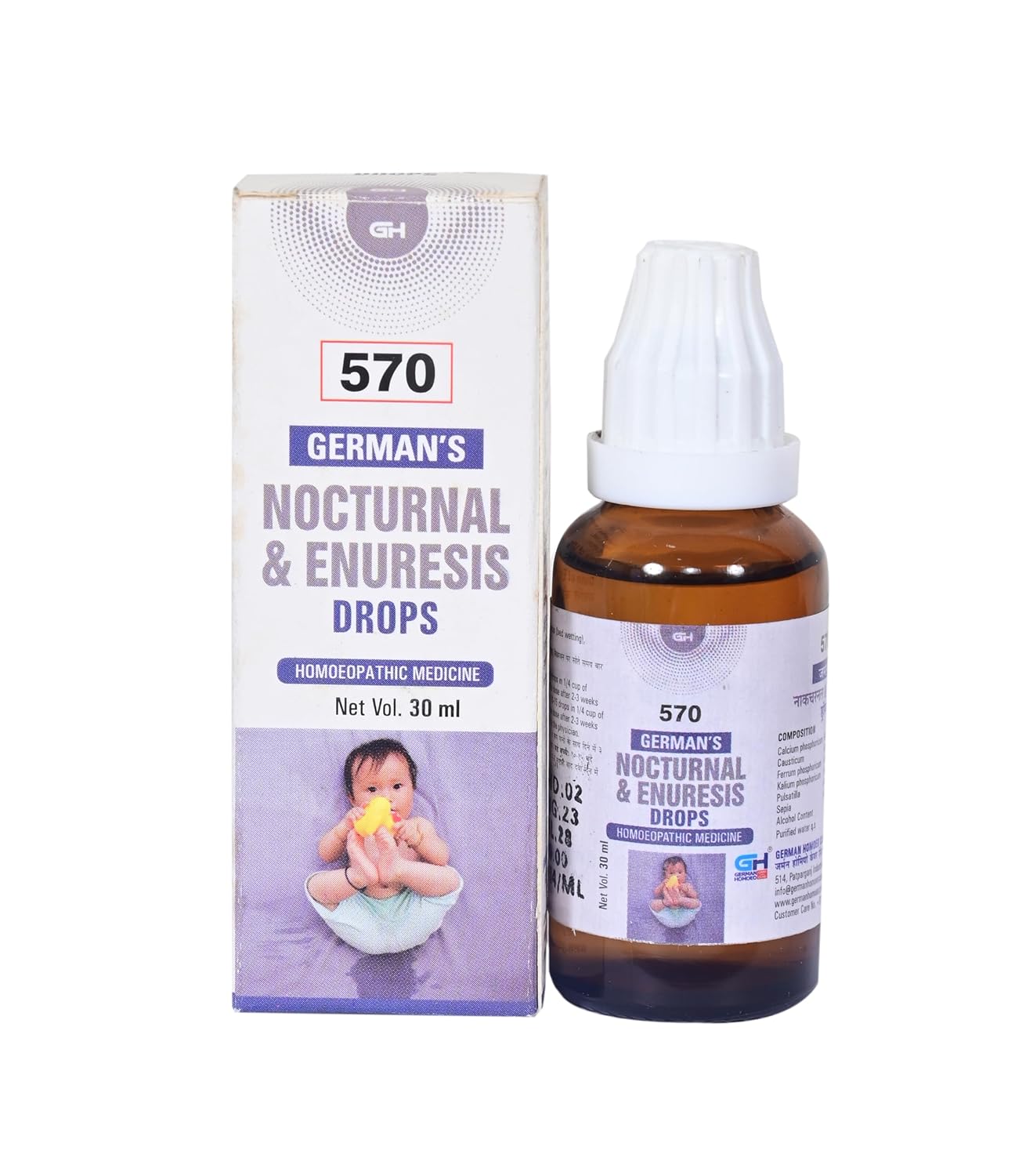 German Homoeo Nocturnal Drops 570 | 30ml